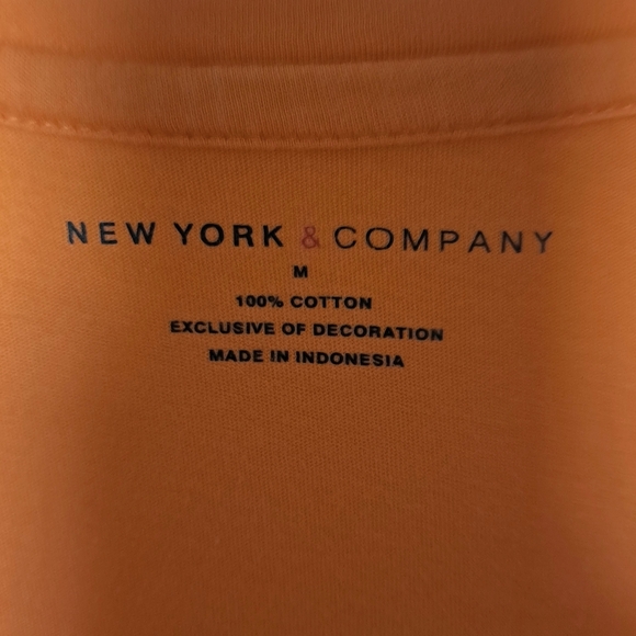 WOMEN'S SHORT SLEEVE TOP SIZE MEDIUM COTTON T-SHIRT EMBELLISHED STYLE AND CO - Picture 5 of 5